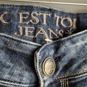 C'est Toi Blue Denim Jeans - Size XL